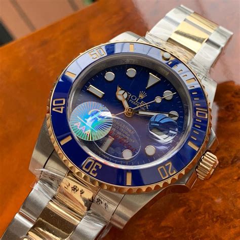 rolex watch submariner blue replica|clone rolex submariner.